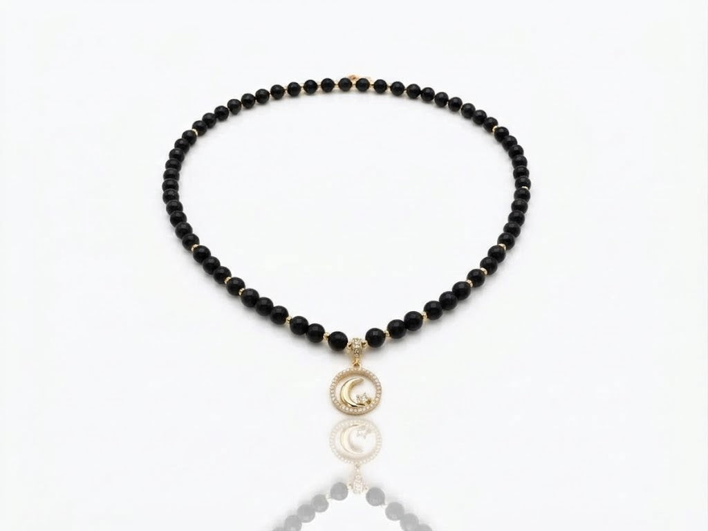 Collana agata lunare
