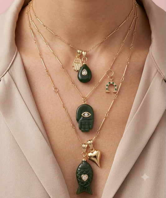 Collana a Tre Fili – Linea Summer- Eleganza in Acciaio e Agata Nera