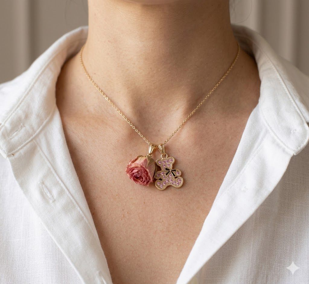 Collana "Dolce Sogno" – La magia della Rosa Eterna