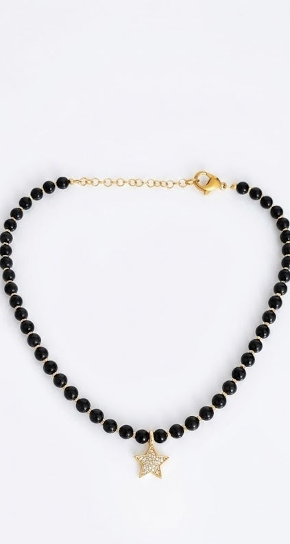 Collana agata stellare
