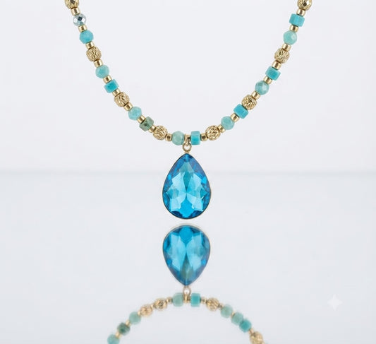 Collana modello Diamond di Dea Creazioni, gioiello artigianale fatto a mano in Italia