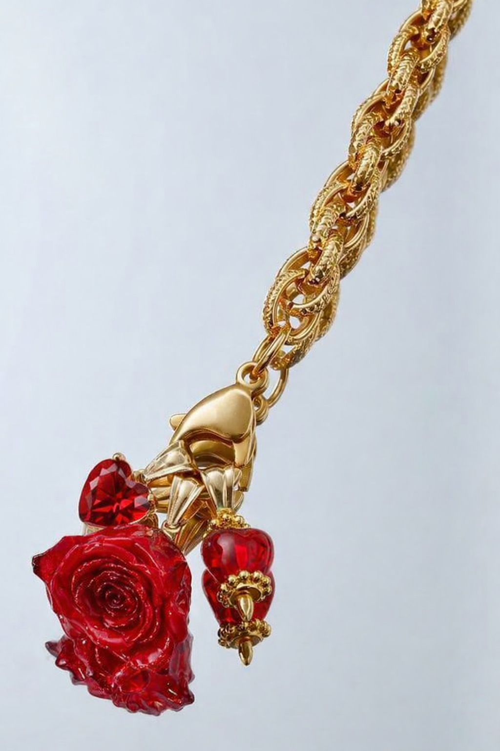 BRACCIALE CON ROSA DELLA LINEA ETERNA