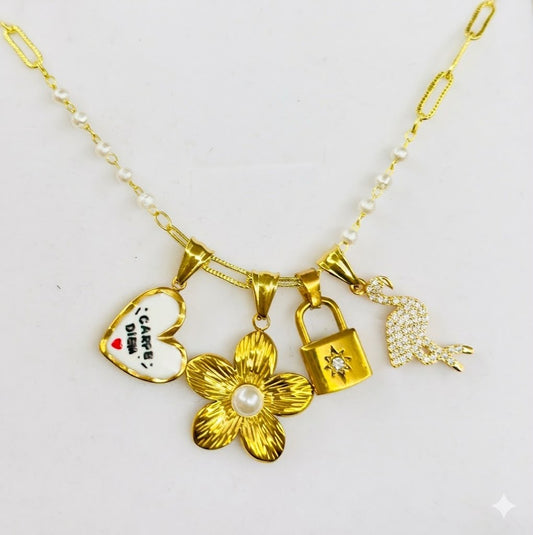 Collana "Amore di Perle: Modello Carpe Diem"