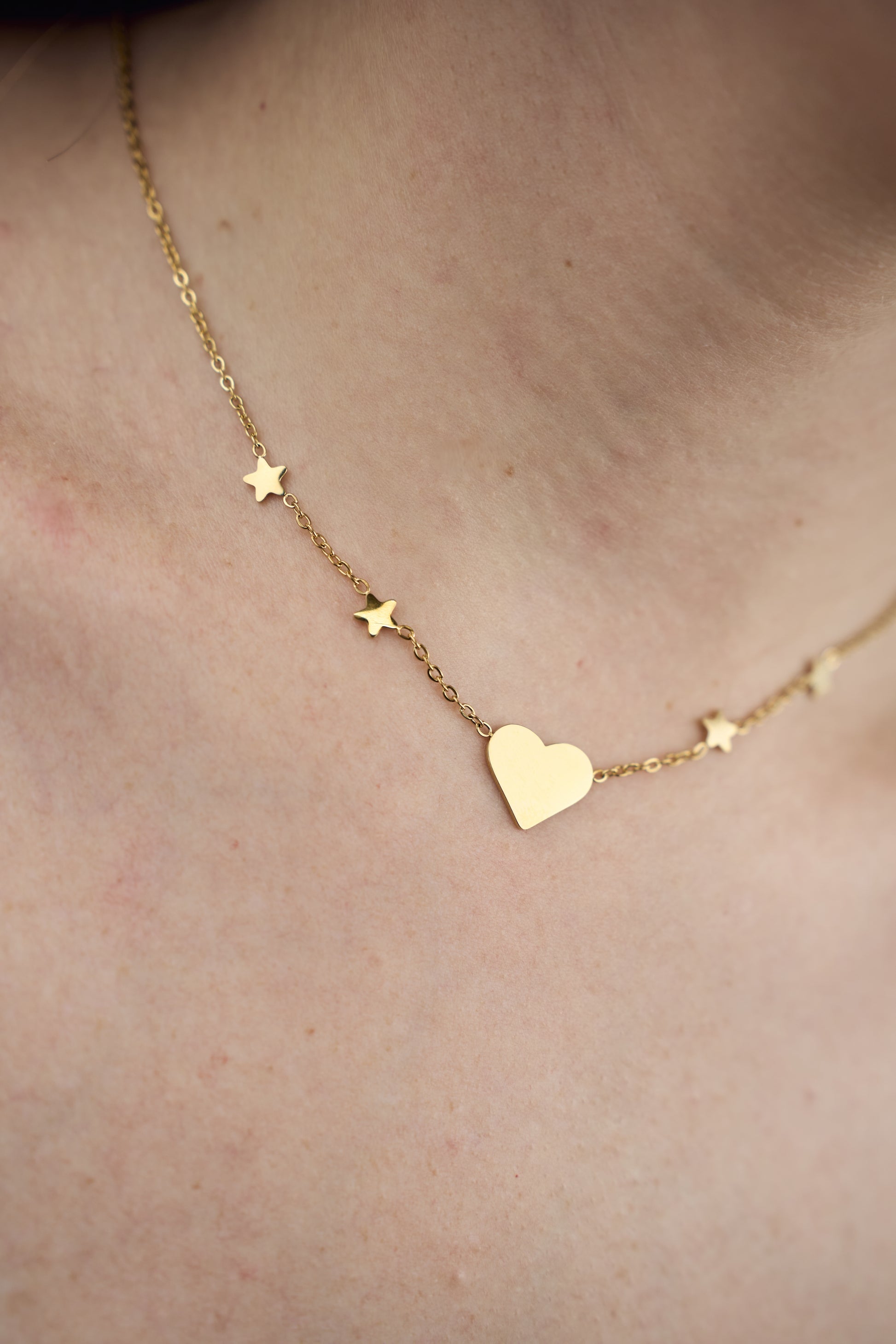 Collana Cuore Stellato
