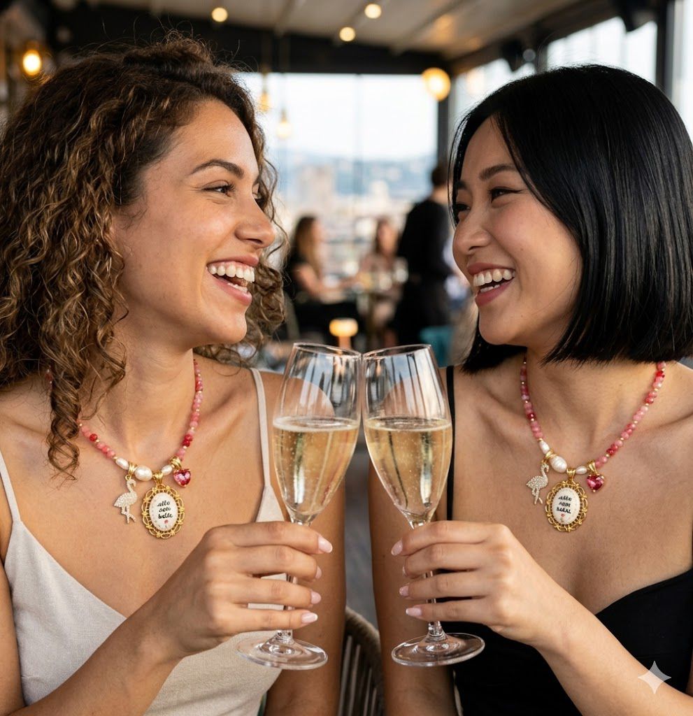 Collana in pietra"Alle Cose Belle" – Un inno alla meraviglia
