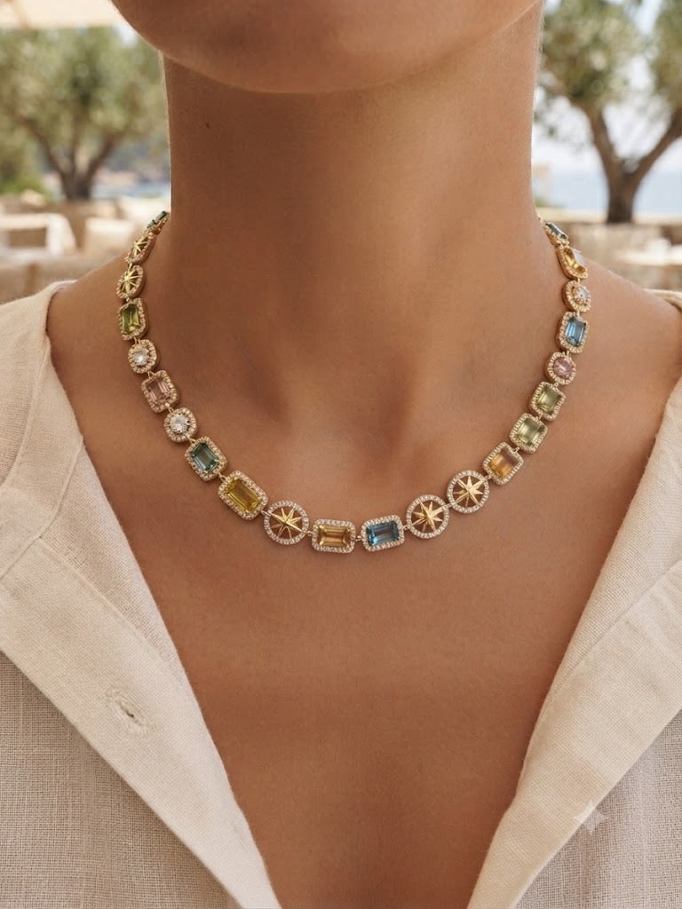 Collana Kate – Brillantezza Multicolore