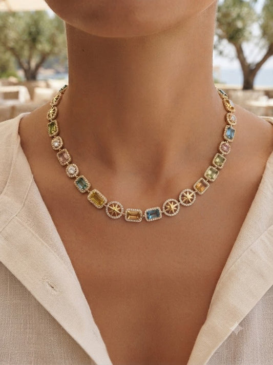 Collana Kate – Brillantezza Multicolore