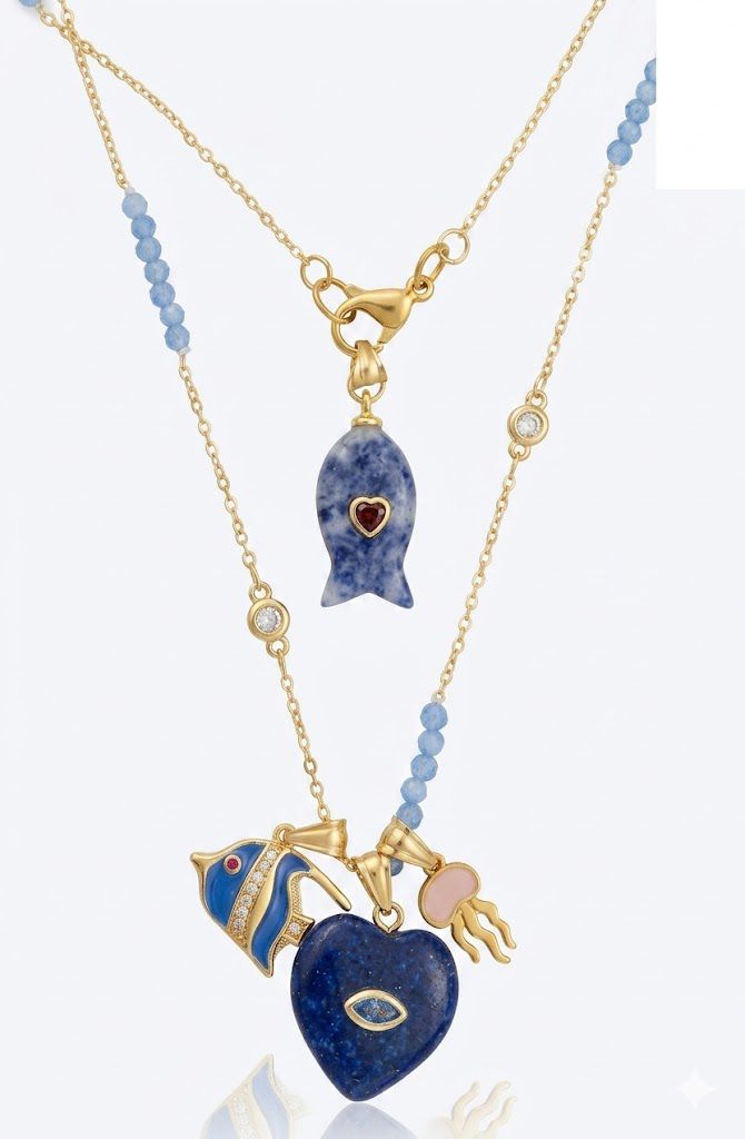 Collana "Linea Summer – Modello Abisso Blu"