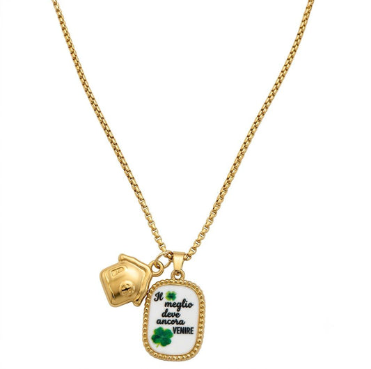 Collana "Messaggio Fortunato" – Un gioiello che parla al cuore