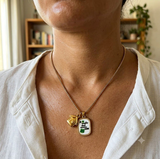 Collana "Messaggio Fortunato" – Un gioiello che parla al cuore