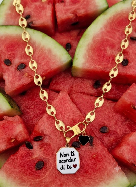 Collana "Non ti scordar di te" – Collezione Good Vibes