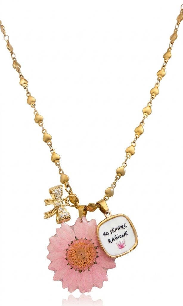 Collana Pink Daisy