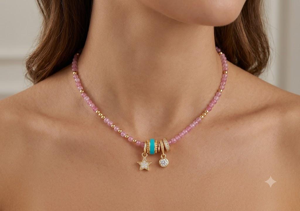 Collana "Pink Dream" – La linea Zirconia