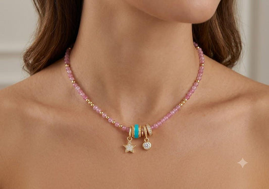 Collana "Pink Dream" – La linea Zirconia
