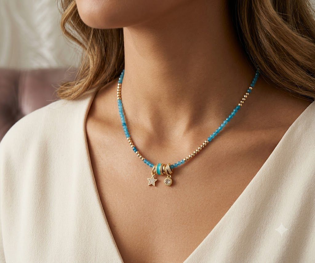 Collana "Starlight Azzurra" – La linea Zirconia