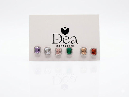 Set 6 Mini Orecchini "Diamond" – Brillantezza in ogni dettaglio